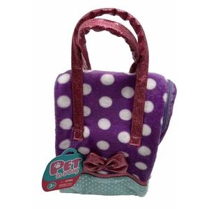 Unicorn Stuffed Animal 3 Piece Pet In A Bag Toy Set White Unicorn Comb & Bag